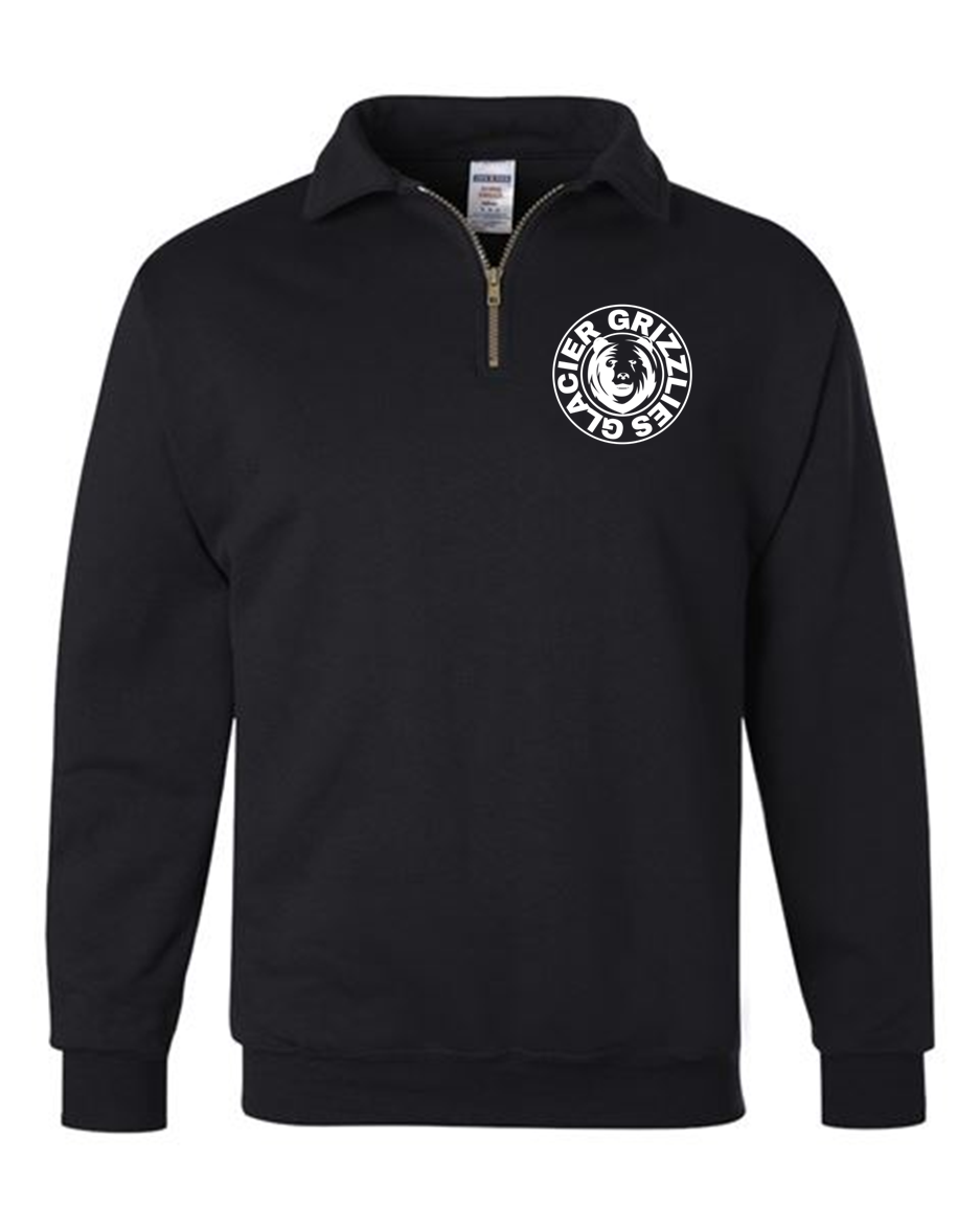 1/4 Zip Glacier Grizzlies